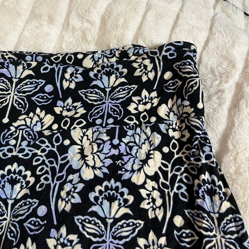 Artisan NY Women’s M Boho Floral Midwest Maxi Pull On Spring Skirt Comfy Stretch